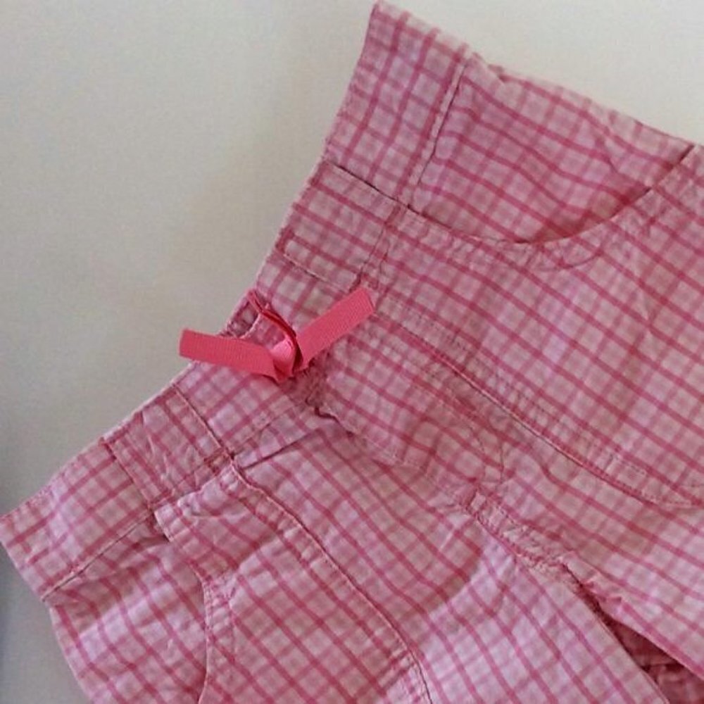 PINK PLAID CAPRIS - Picture 5 of 7